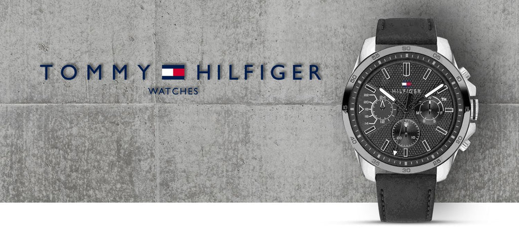 Tommy Hilfiger Decker Black Dial Black Leather Strap Watch for Men - 1791563 Buy Now By Tommy Hilfiger