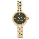 Marc Jacobs Courtney Mother of Pearl Black Dial Gold Steel Strap Watch for Women - MJ3460 Buy Now By Marc Jacobs
