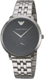 Emporio Armani Classic Quartz Black Dial Silver Steel Strap Watch For Men - AR11161 Buy Now By Emporio Armani