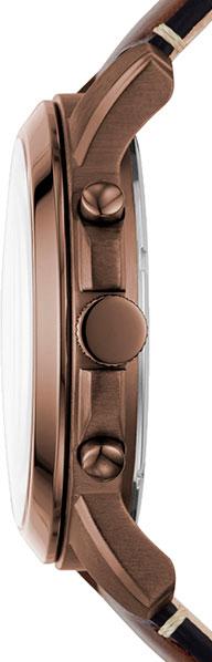 Fossil Grant Chronograph White Dial Brown Leather Strap Watch for Men - FS5344 Buy Now By Fossil