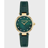 Coach Park Analog Green Dial Green Leather Strap Watch for Women - 14503534 Buy Now By Coach