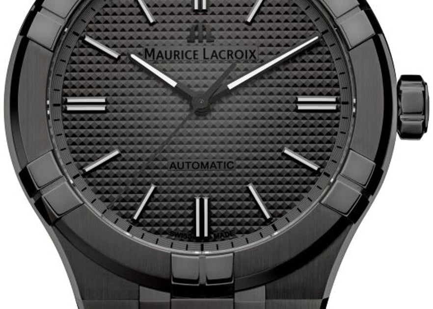 Maurice Lacroix Aikon Automatic Gunmetal Dial Black Rubber Strap Watch For Men - AI6008-PVB00-330-2 Buy Now By Maurice Lacroix