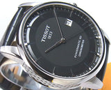 Tissot T Classic Luxury Powermatic 80 Black Dial Black Leather Strap Watch For Men - T086.408.16.051.00 Buy Now By Tissot