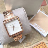 Michael Kors Lake Quartz White Dial Rose Gold Steel Strap Watch For Women - MK3645 Buy Now By Michael Kors