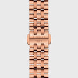 Tissot T Classic Carson Premium White Dial Rose Gold Steel Strap Watch for Women - T122.207.33.031.00 Buy Now By Tissot