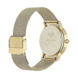 Armani Exchange Lola Analog Gold Dial Gold Mesh Strap Watch For Women - AX5536 Buy Now By Armani Exchange