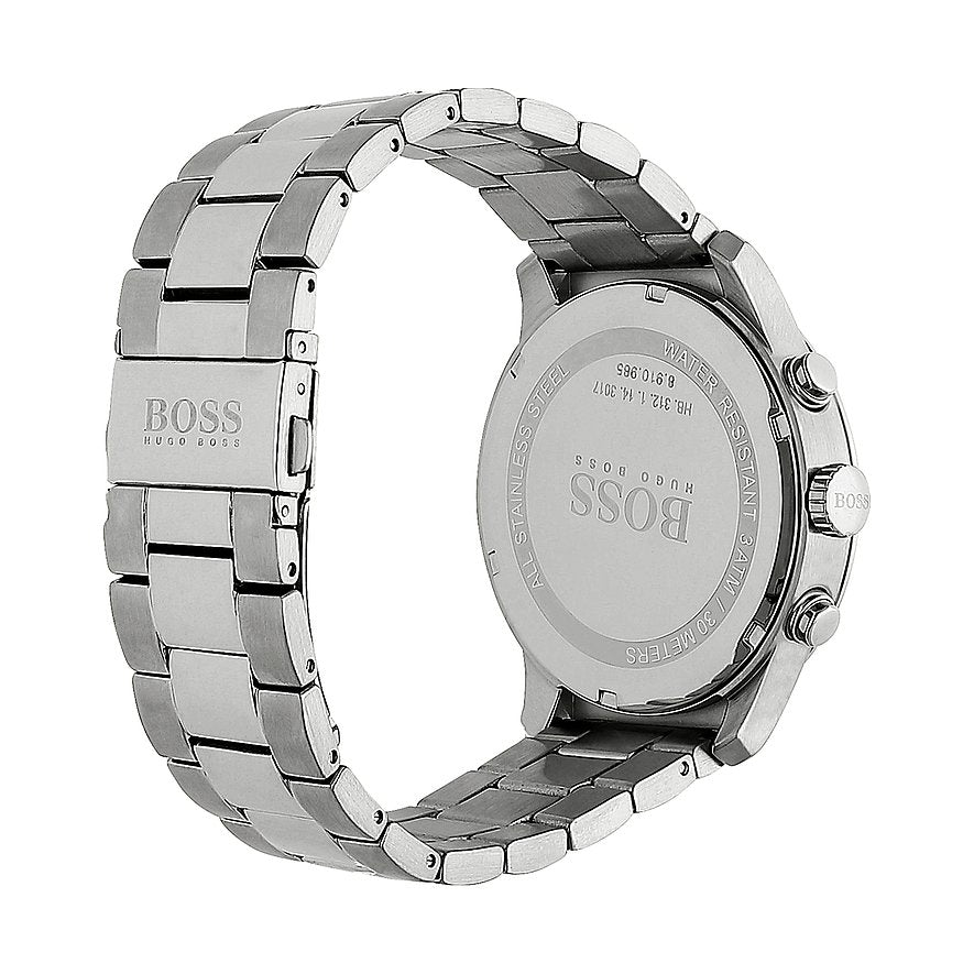 Hugo Boss Professional Chronograph Blue Dial Silver Steel Strap Watch for Men - 1513527 Buy Now By Hugo Boss