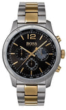 Hugo Boss Professional Black Dial Two Tone Steel Strap Watch for Men - 1513529 Buy Now By Hugo Boss