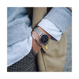 Daniel Wellington Petite Sterling Black Dial Silver Mesh Bracelet Watch For Women - DW00100218 Buy Now By Daniel Wellington