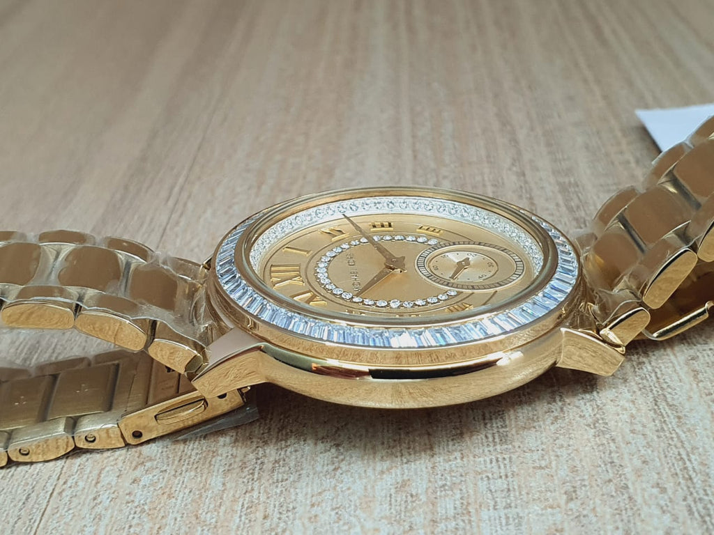 Michael Kors Madelyn Quartz Gold Dial Gold Steel Strap Watch For Women - MK6287 Buy Now By Michael Kors