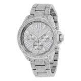 Michael Kors Whitney Chronograph Crystals Silver Dial Silver Steel Strap Watch For Women - MK6728 Buy Now By Michael Kors