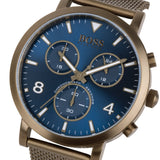 Hugo Boss Spirit Blue Dial Grey Mesh Bracelet Watch for Men - 1513693 Buy Now By Hugo Boss