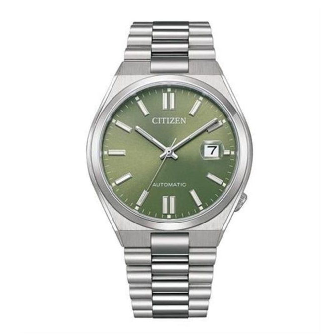 Citizen x Pantone Automatic Peaceful Green Dial Silver Steel Strap Watch For Men - NJ0158-89Z Buy Now By Citizen