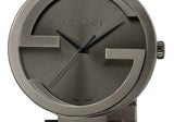 Gucci G Interlocking Quartz Grey Dial Grey Steel Strap Watch For Men - YA133210 Buy Now By Gucci
