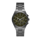 Michael Kors Lennox Chronograph Black Dial Grey Steel Strap Watch For Men - MK9118 Buy Now By Michael Kors
