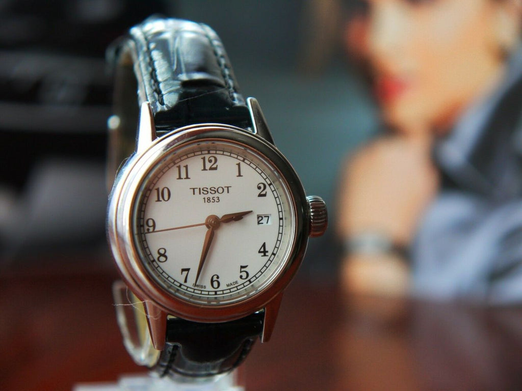 Tissot T Classic Carson White Dial Brown Leather Strap Watch For Women - T085.210.16.013.00 Buy Now By Tissot