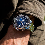 Tissot Seastar 1000 Chronograph Driver Blue Dial Silver Steel Strap Watch For Men - T120.417.11.041.01 Buy Now By Tissot