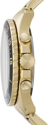 Fossil FB-03 Chronograph Black Dial Gold Steel Strap Watch for Men - FS5727 Buy Now By Fossil