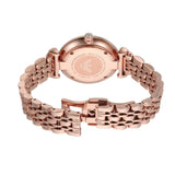 Emporio Armani Gianni T-Bar Quartz White Dial Rose Gold Steel Strap Watch For Women - AR11267 Buy Now By Emporio Armani