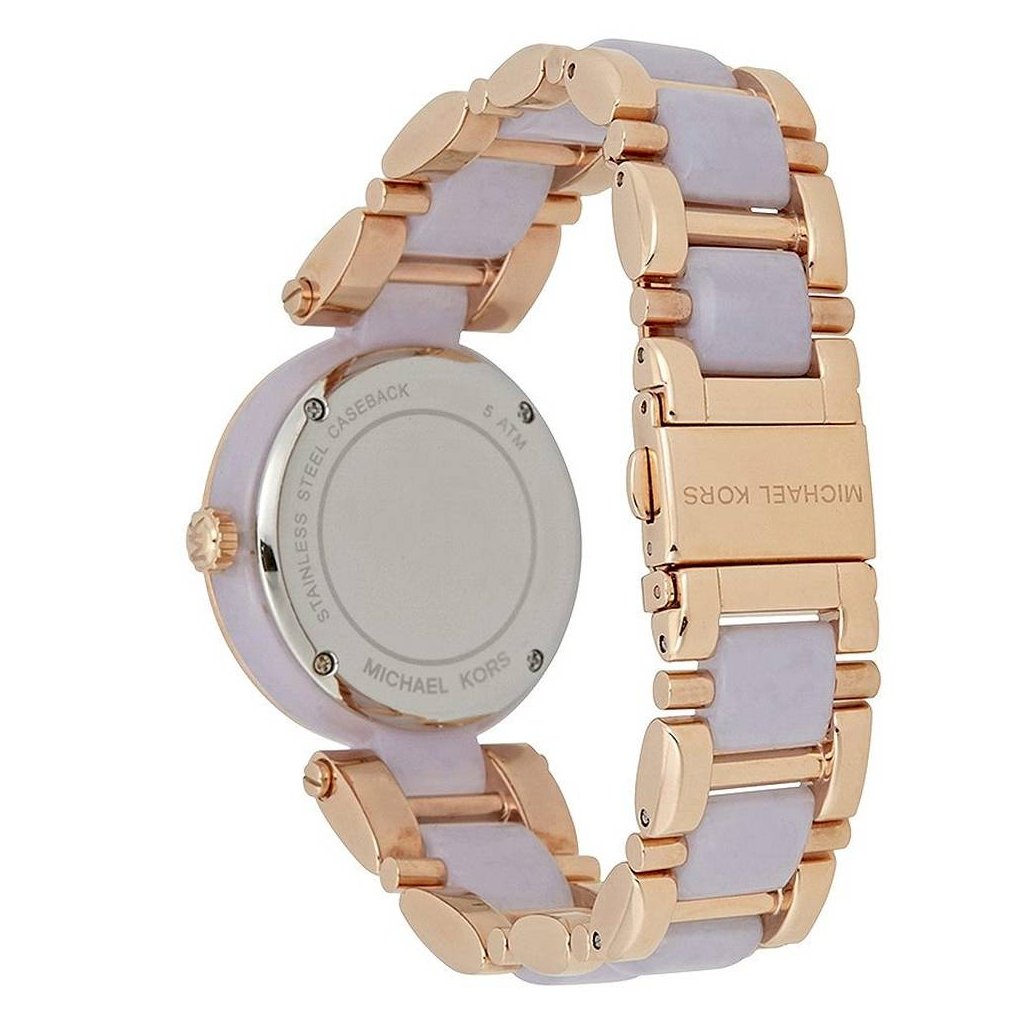 Michael Kors Delray Rose Gold Dial Two Tone Steel Strap Watch for Women - MK4319 Buy Now By Michael Kors