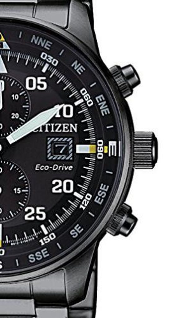 Citizen Sports Eco Drive Black Dial Black Steel Strap Watch For Men - CA0695-84E Buy Now By Citizen