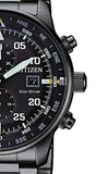 Citizen Sports Eco Drive Black Dial Black Steel Strap Watch For Men - CA0695-84E Buy Now By Citizen