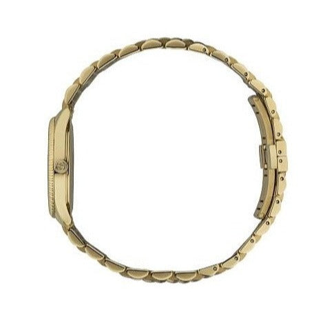 Gucci G Timeless Quartz Mother of Pearl Dial Gold Steel Strap Watch For Women - YA1265021 Buy Now By Gucci