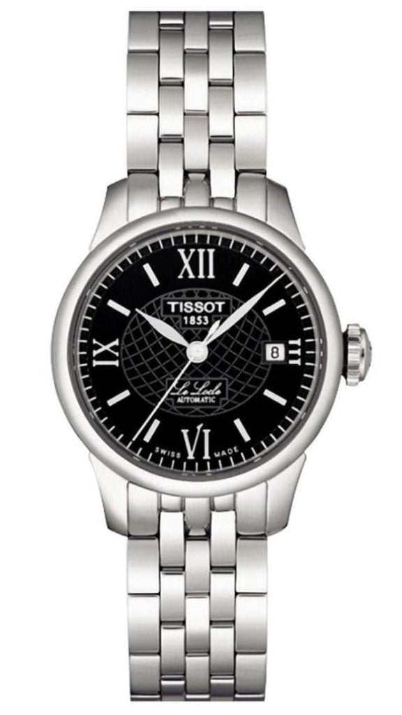 Tissot Le Locle Automatic Small Lady Black Dial Silver Steel Strap Watch For Women - T41.1.183.53 Buy Now By Tissot