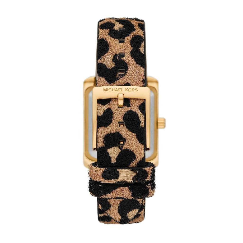Michael Kors Emery Quartz Diamonds Black Dial Cheetah Print Leather Strap Watch For Women - MK7387 Buy Now By Michael Kors