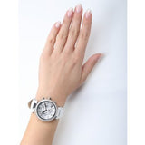 Michael Kors Parker White Dial White Leather Strap Watch for Women - MK2277 Buy Now By Michael Kors