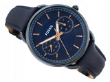 Fossil Tailor Blue Dial Blue Leather Strap Watch for Women - ES4092 Buy Now By Fossil