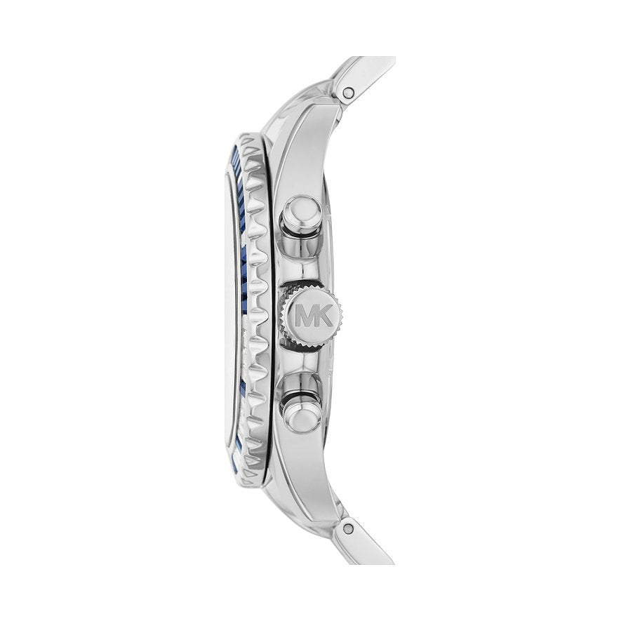 Michael Kors Everest Chronograph Blue Dial Silver Steel Strap Watch For Women - MK7237 Buy Now By Michael Kors