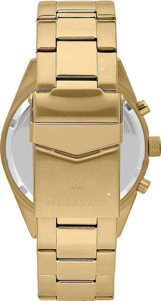 Maserati Competizione Chronograph Blue Dial Gold Steel Strap Watch For Men - R8853100026 Buy Now By Maserati