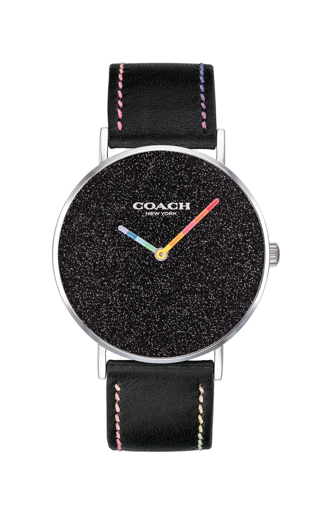 Coach Perry Black Dial Black Leather Strap Watch for Women - 14503033 Buy Now By Coach