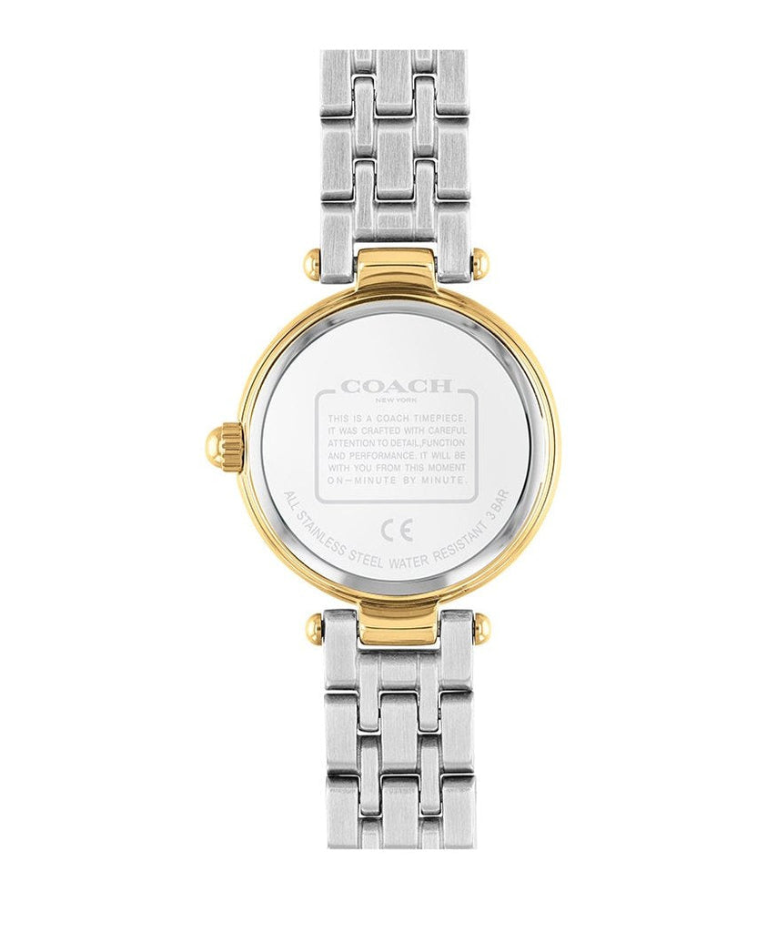 Coach Park Silver Dial Two Tone Steel Strap Watch for Women - 14503643 Buy Now By Coach