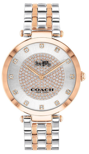 Coach Park Silver Dial Two Tone Steel Strap Watch for Women - 14503644 Buy Now By Coach
