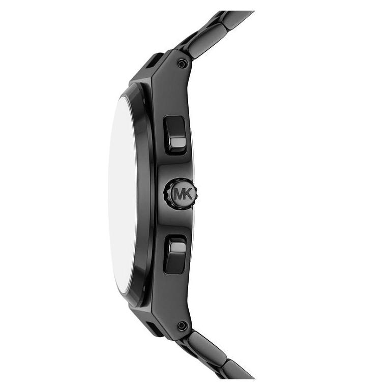 Michael Kors Lennox Chronograph Black Dial Black Steel Strap Watch For Men - MK9146 Buy Now By Michael Kors