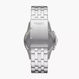 Fossil FB-01 Chronograph Black Dial Silver Steel Strap Watch for Men - FS5837 Buy Now By Fossil