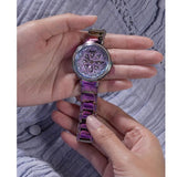 Guess Lily Analog Purple Dial Purple Steel Strap Watch For Women - GW0528L4 Buy Now By Guess