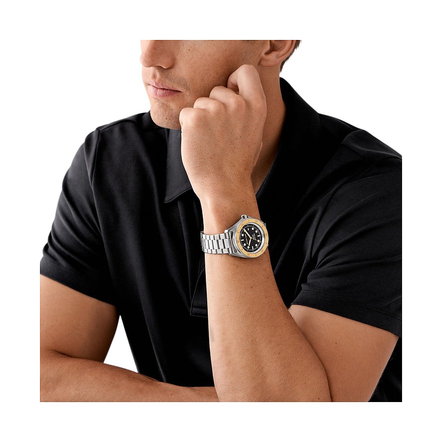 Michael Kors Maritime Analog Black Dial Silver Steel Strap Watch for Men - MK9161 Buy Now By Michael Kors