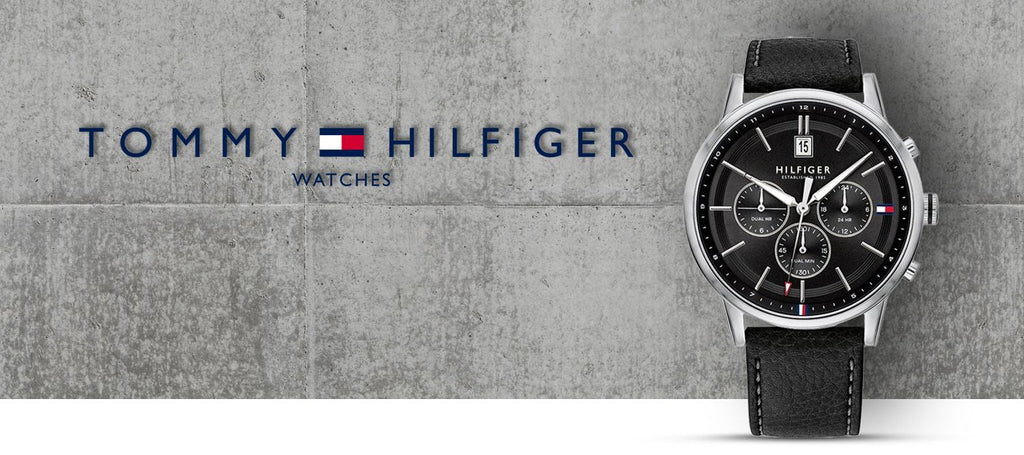 Tommy Hilfiger Kyle Quartz Black Dial Black Leather Strap Watch for Men - 1791630 Buy Now By Tommy Hilfiger
