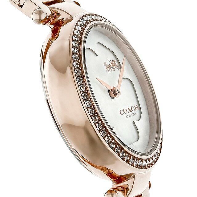 Coach Park Mother of Pearl Dial Rose Gold Mesh Bracelet Watch for Women - 14503511 Buy Now By Coach