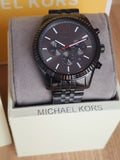Michael Kors Lexington Chronograph Black Dial Black Steel Strap Watch for Men - MK8320 Buy Now By Michael Kors
