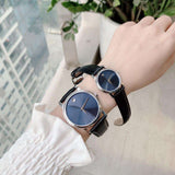 Movado Museum Blue Dial Black Leather Strap Watch For Women - 2100010 Buy Now By Movado