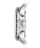 Michael Kors Berkley Chronograph Silver Dial White Rubber Strap Watch For Women - MKO1040 Buy Now By Michael Kors