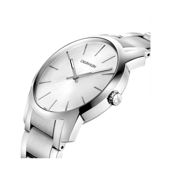 Calvin Klein City White Dial Silver Steel Strap Watch for Women - K2G23146 Buy Now By Calvin Klein