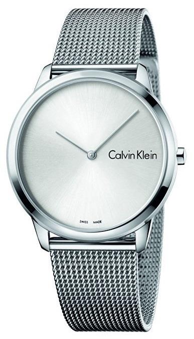 Calvin Klein Minimal SIlver Dial Silver Mesh Bracelet Watch for Women - K3M221Y6 Buy Now By Calvin Klein