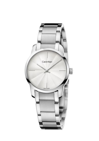 Calvin Klein City White Dial Silver Steel Strap Watch for Women - K2G23146 Buy Now By Calvin Klein