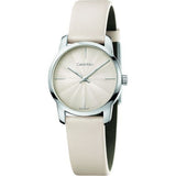Calvin Klein City White Dial White Leather Strap Watch for Women - K2G231XH Buy Now By Calvin Klein