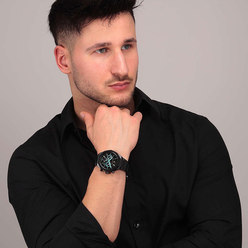 Maserati STILE Aqua Edition Black Dial Chronograph Watch For Men - R8873644001 Buy Now By Maserati